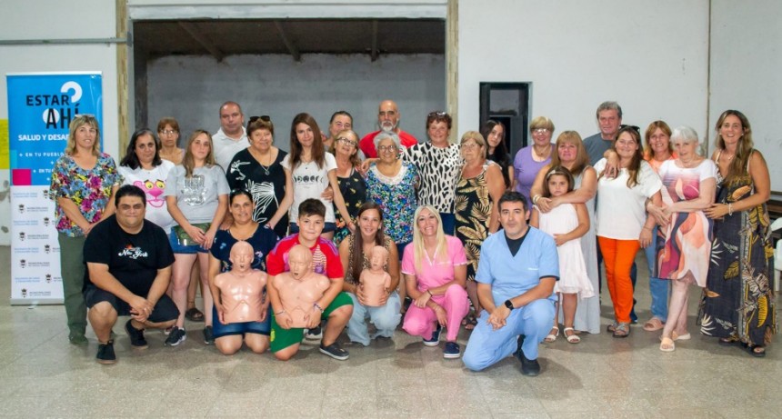 Hortensia - Entrega de DEA y Capacitacion de RCP